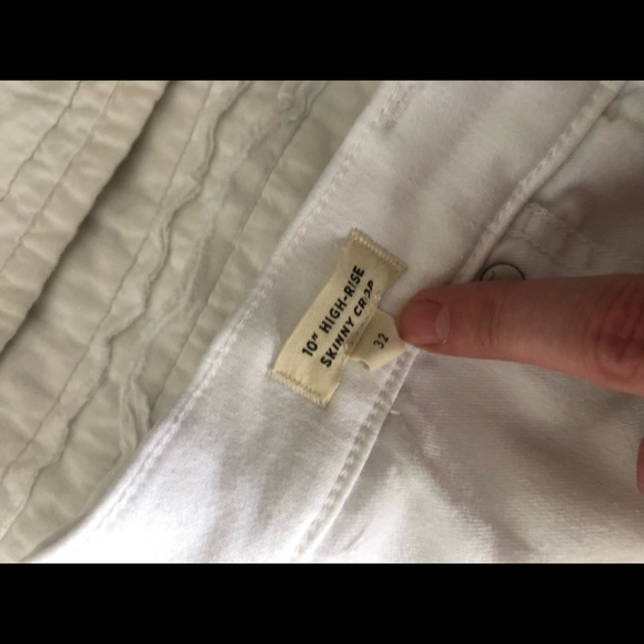 Madewell white 10” high-rise skinny crop jeans - Picture 5 of 7